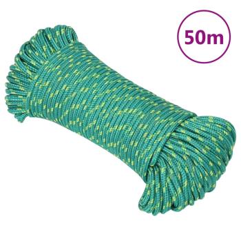 ARDEBO.de - Bootsseil Grün 3 mm 50 m Polypropylen