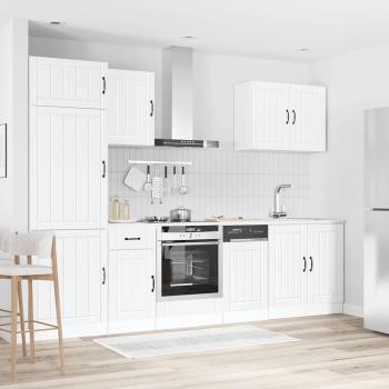 ARDEBO.de - 7-tlg. K?chenschrank-Set Lucca Wei? Holzwerkstoff