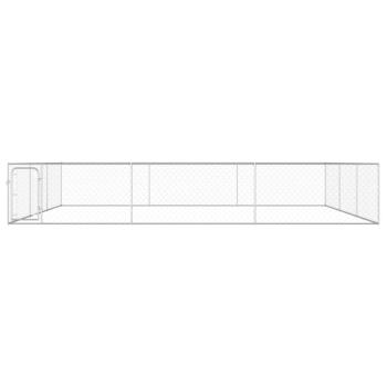 Outdoor-Hundezwinger Verzinkter Stahl 6 x 6 x 1 m