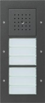 ARDEBO.de Gira 126867 Türstation AP 6fach, Türkommunikations-Systeme, Anthrazit