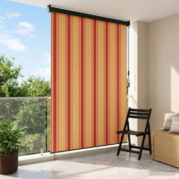 ARDEBO.de - Rollo Mehrfarbig 160 x 250 cm Stoff und Aluminium