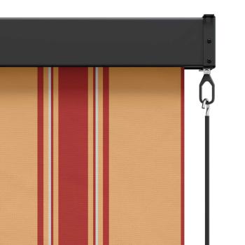Rollo Mehrfarbig 160 x 250 cm Stoff und Aluminium