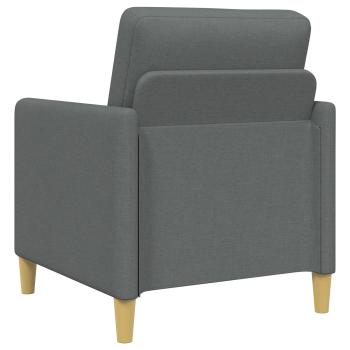 Sofa Set mit Stauraum 2 stk. Dunkelgrau Polyester