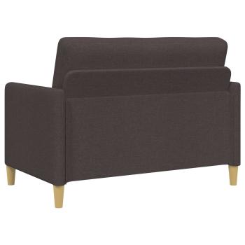 Sofa Set mit Stauraum 2 Stk. Dunkelbraun Polyester