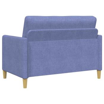 Sofa Set mit Stauraum 2 stk. Jeans blau Polyester