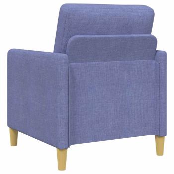 Sofa Set mit Stauraum 2 stk. Jeans blau Polyester