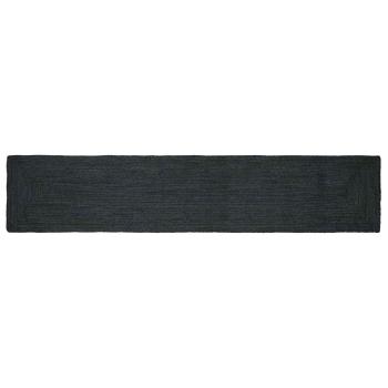 ARDEBO.de - Bereichsteppich Dunkelgrau 60 x 400 cm Jute