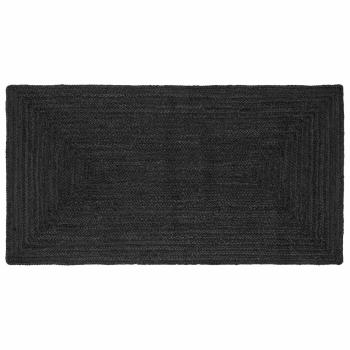 ARDEBO.de - Bereichsteppich Dunkelgrau 100 x 200 cm Jute
