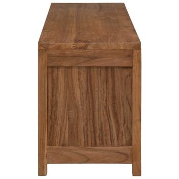 TV-Schrank 110 x 30 x 40 cm Natur Massivholz Teak