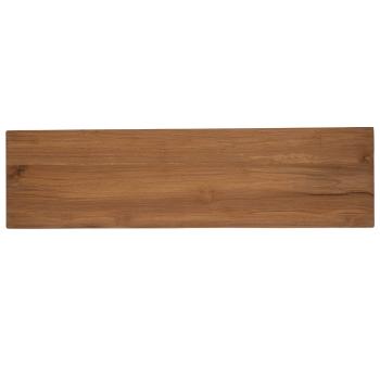 TV-Schrank 110 x 30 x 40 cm Natur Massivholz Teak