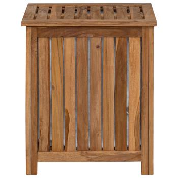 Wäschekorb Natur Massivholz Teak