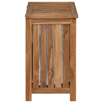 Wäschekorb Natur Massivholz Teak