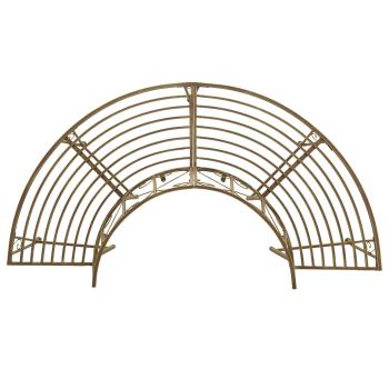 Baumbank 4-Sitzanzahl 160 x 80 x 89 cm Stahl Antikbraun