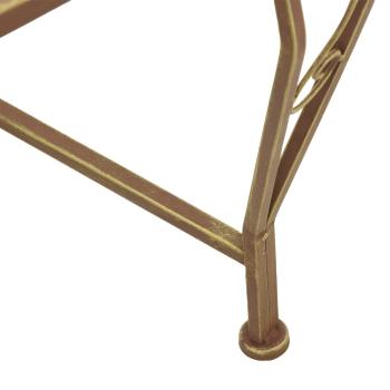 Baumbank 4-Sitzanzahl 160 x 80 x 89 cm Stahl Antikbraun