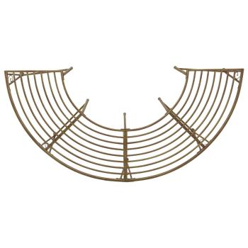 Baumbank 4-Sitzanzahl 160 x 80 x 44 cm Stahl Antikbraun