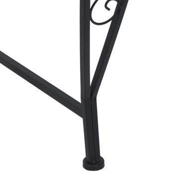 Baumbank 4-Sitzanzahl 160 x 80 x 89 cm Stahl Schwarz