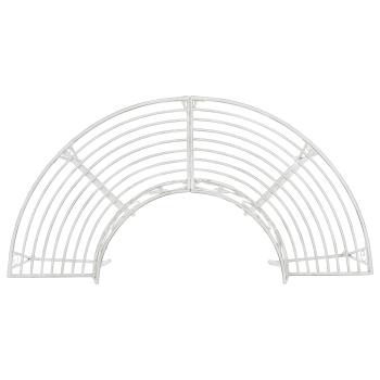 Baumbank 4-Sitzanzahl 160 x 80 x 89 cm Stahl Antik Weiß