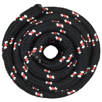 Bootsseil 4 mm 5 m Schwarz und Rot