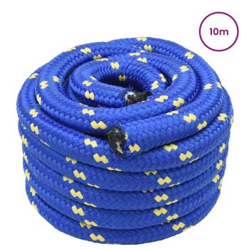 Bootsseil 6 mm 10 m Blau
