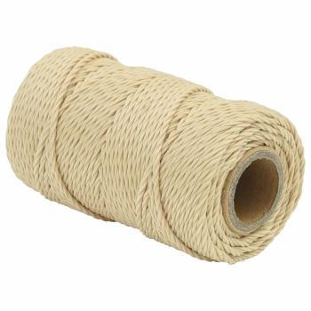 Bootsseil 2 mm 100 m Natur