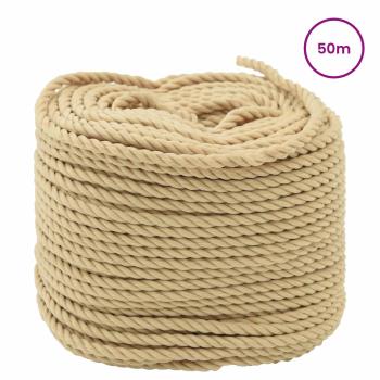 Bootsseil 3 mm 50 m Natur