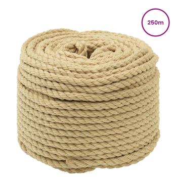 Bootsseil 8 mm 250 m Natur
