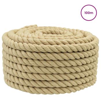 Bootsseil 2 mm 100 m Natur