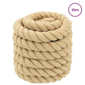 Bootsseil 3 mm 25 m Natur