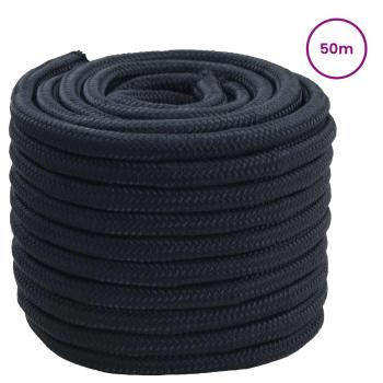 Bootsseil 2.5 mm 50 m Königsblau Polyester