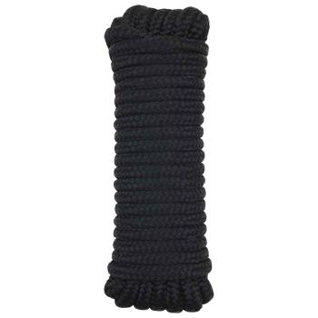 ARDEBO.de - Bootsseil 12 mm 6 m Schwarz Polyester