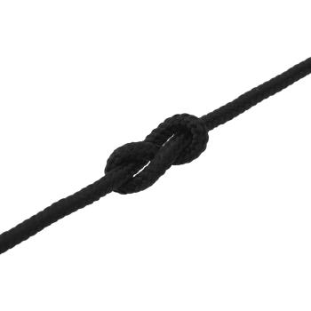 Bootsseil 16 mm 9 m Schwarz Polyester