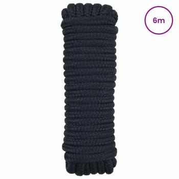 Bootsseil 14 mm 6 m Königsblau Polyester