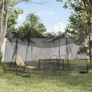 ARDEBO.de - Garten Moskitoschutznetz 220 Mesh Schwarz 4 x 4 x 2,5 m