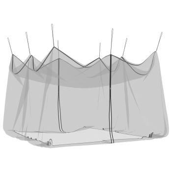 Garten Moskitoschutznetz 220 Mesh Schwarz 4 x 4 x 2,5 m