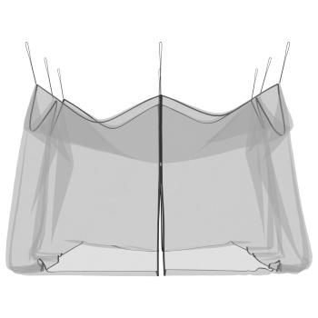 Garten Moskitoschutznetz 220 Mesh Schwarz 4 x 4 x 2,5 m