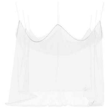 Garten Moskitoschutznetz 220 Mesh Weiß 3 x 4,5 x 2,5 m