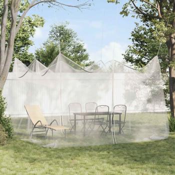 ARDEBO.de - Garten Moskitoschutznetz 220 Mesh Weiß 4 x 4 x 2,5 m Polyester