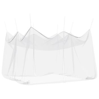 Garten Moskitoschutznetz 220 Mesh Weiß 4 x 4 x 2,5 m Polyester