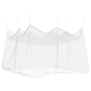 Garten Moskitoschutznetz 220 Mesh Weiß 4 x 4 x 2,5 m Polyester