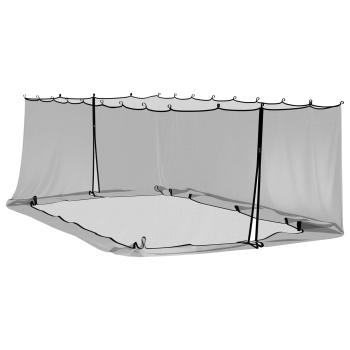 Moskito-Netz für Pavillon 220 Mesh Schwarz 6 x 3 x 2 m