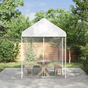 ARDEBO.de - Moskito-Netz für Pavillon 220 Mesh Weiß 2 x 2 x 2 m Polyester