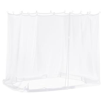 Moskito-Netz für Pavillon 220 Mesh Weiß 2 x 2 x 2 m Polyester