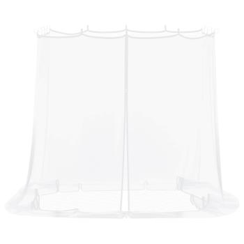 Moskito-Netz für Pavillon 220 Mesh Weiß 2 x 2 x 2 m Polyester
