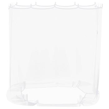 Moskito-Netz für Pavillon 220 Mesh Weiß 2 x 2 x 2 m Polyester