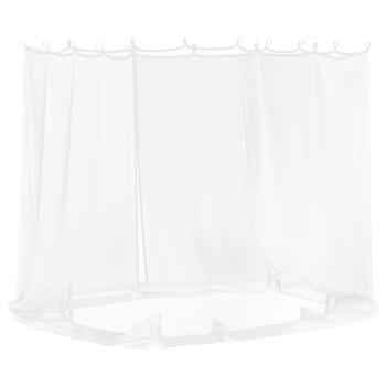 Moskito-Netz für Pavillon 220 Mesh Weiß 2 x 2 x 2 m Polyester