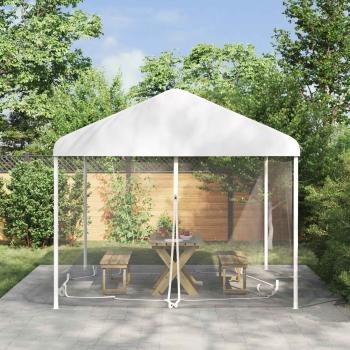ARDEBO.de - Moskito-Netz für Pavillon 220 Mesh Weiß 3,6 x 3,6 x 2 cm