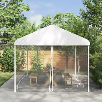 ARDEBO.de - Moskito-Netz für Pavillon 220 Mesh Weiß 6 x 3 x 2 m Polyester