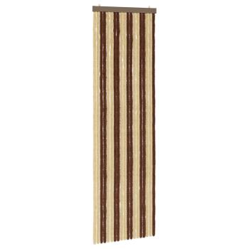 Insektenschutzvorhang Chenille Braun und Beige 56 x 185 cm