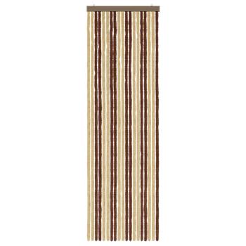 Insektenschutzvorhang Chenille Braun und Beige 56 x 185 cm