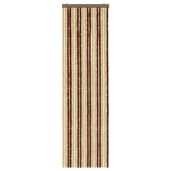 Insektenschutzvorhang Chenille Braun und Beige 56 x 200 cm